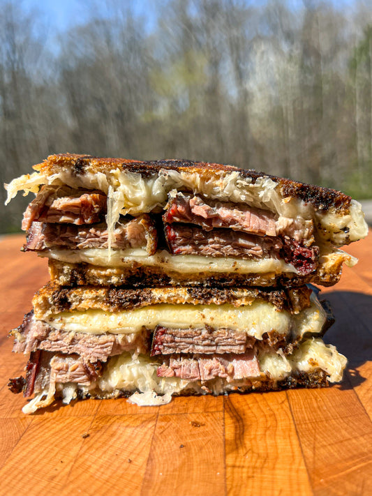 BBQ Brisket Reuben Sandwich