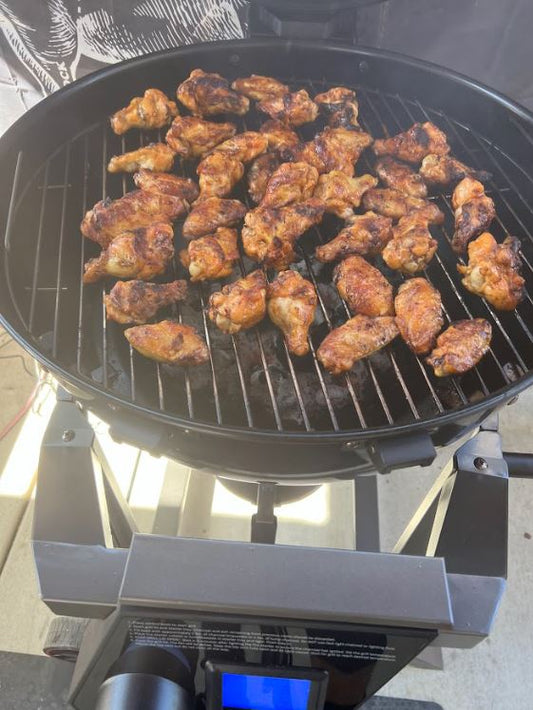 Grilled Garlic Parmesan Chicken Wings