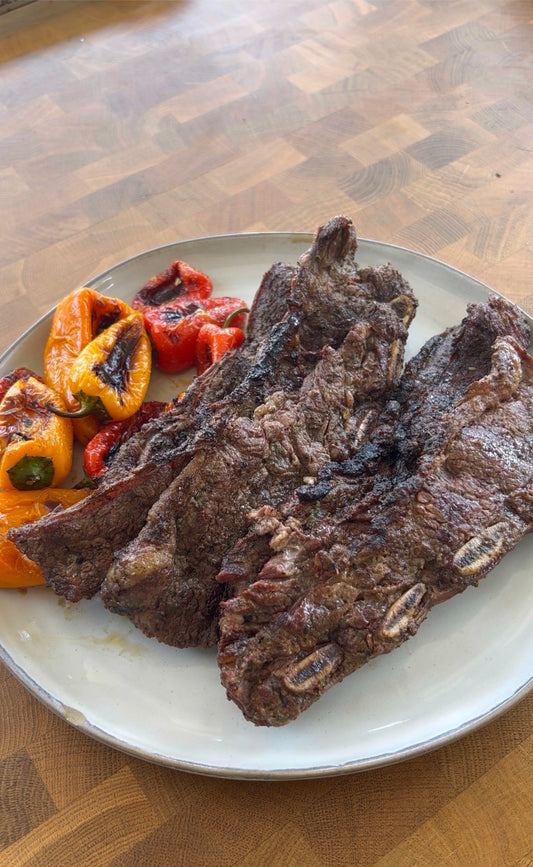 Jalapeño Garlic Grilled Beef Ribs