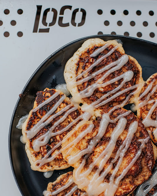 Cinnamon Roll Pancakes
