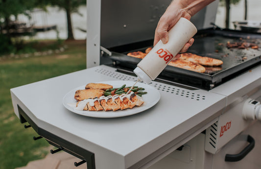 Griddled Chicken with Alabama White Sauce