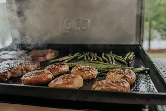 Griddled Smash Potatoes