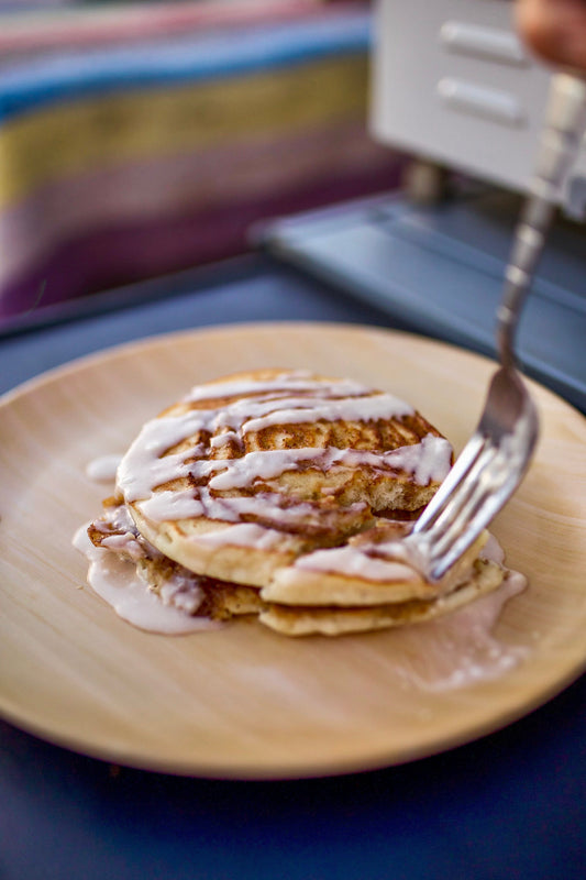 Cinnamon Roll Pancakes