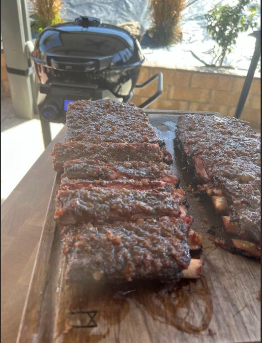 Smoked Jalapeño Bacon Jam BBQ Ribs