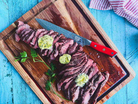 Smoke Roasted Tri Tip with Cowboy Butter