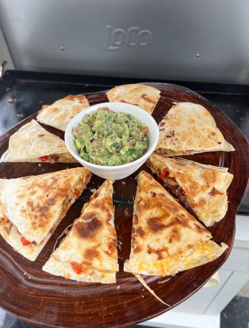 Turkey Quesadilla with Guacamole