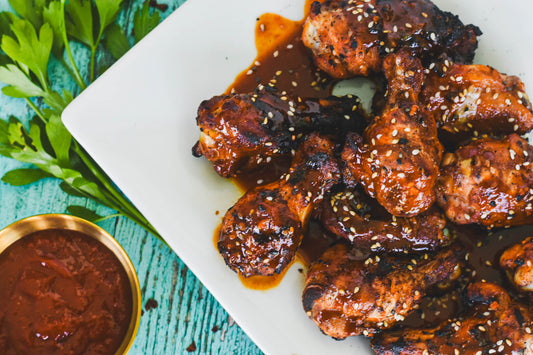 Gochujang Korean BBQ Chicken Wings