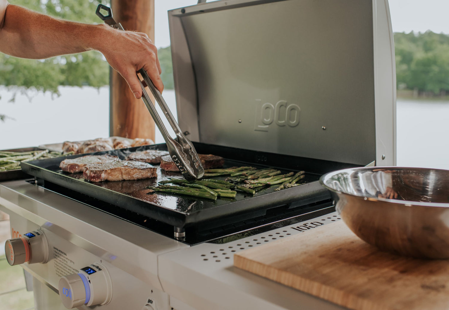 Griddled Asparagus – LoCo Cookers