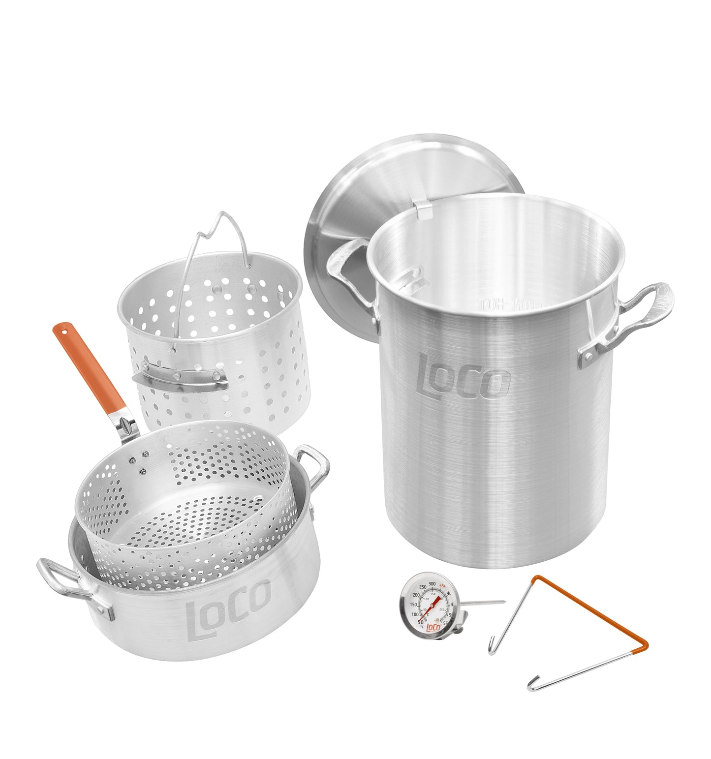 30 QT Boil Fry Steam Pot Kit