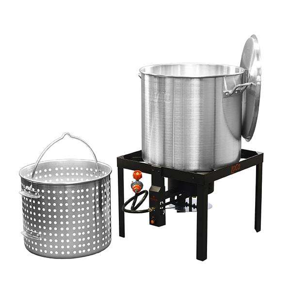 LoCo 100qt Boiling Kit with Twist and Steam/Sure Spark - LoCo Cookers
