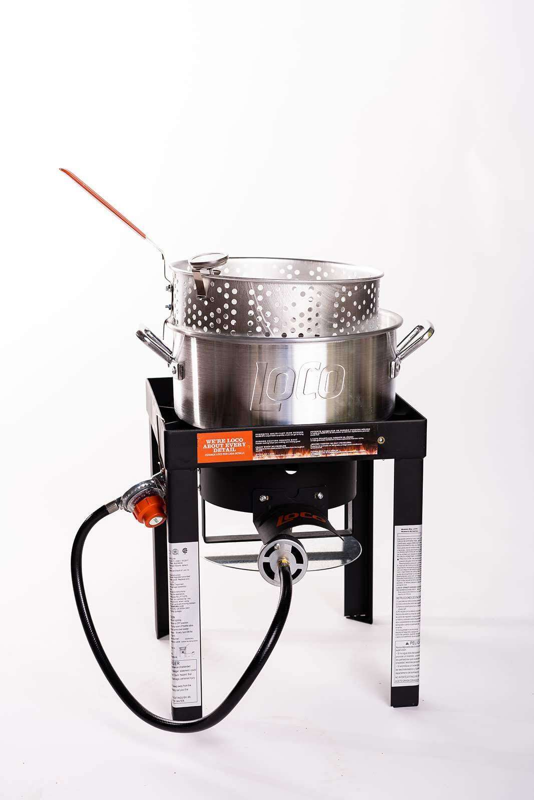 30 QT Boil Fry Steam Kit With Stand - LoCo Cookers