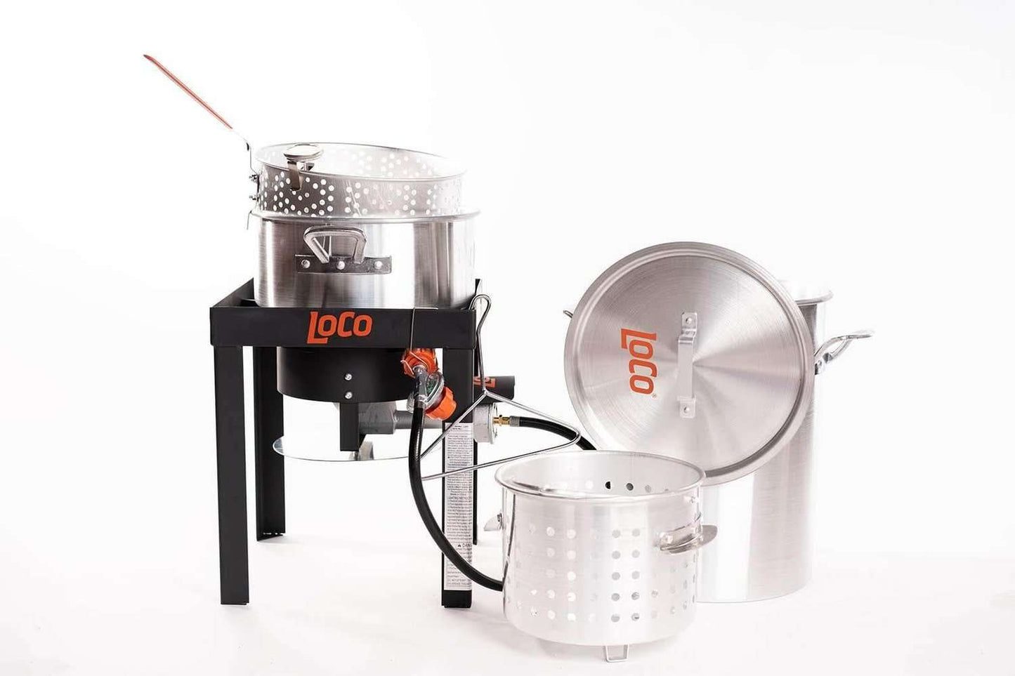 30 QT Boil Fry Steam Kit With Stand - LoCo Cookers